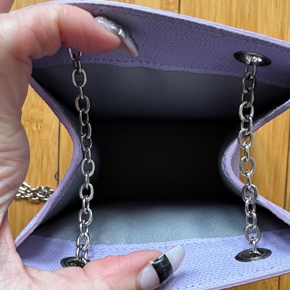 Stylish Lavender Chain Strap Bag - Picture 6 of 6